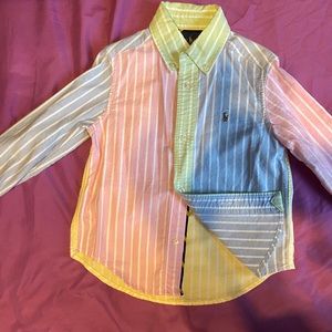 Ralph Lauren button down shirt. Boys size 3t